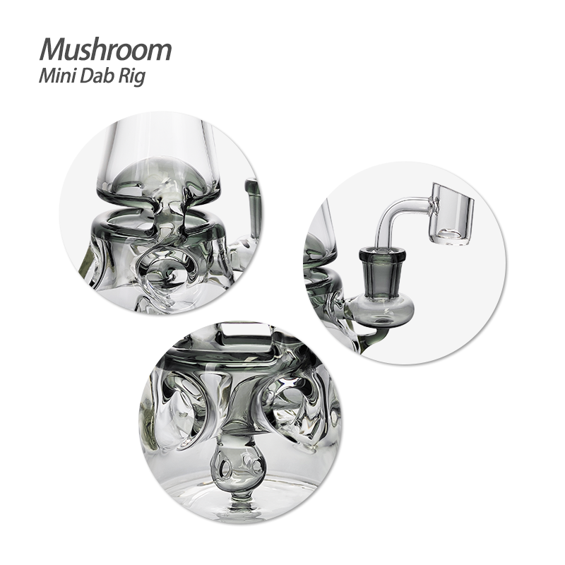 Waxmaid 5.71‘’ Mushroom Mini Dab Rig