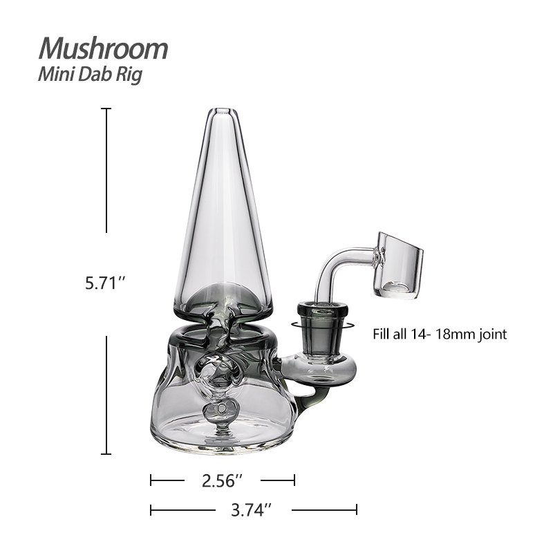 Waxmaid 5.71‘’ Mushroom Mini Dab Rig